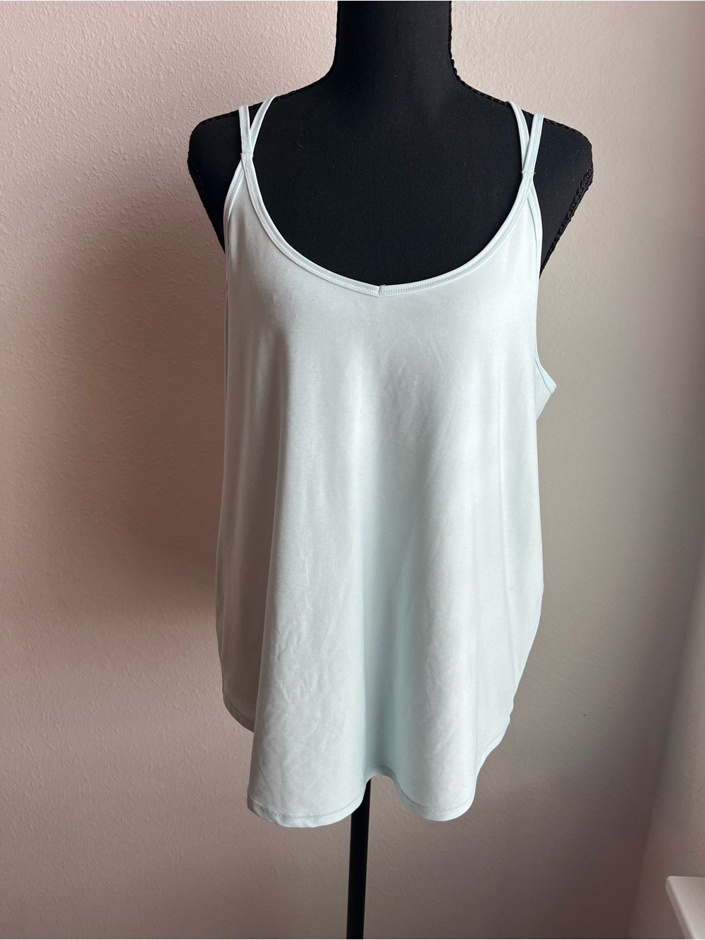 DSG Pale Blue Double-Strap Camisole